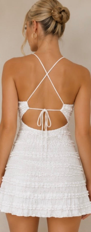 ‘Elena’ white dress