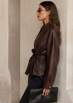 ‘Elenor’ choc jacket (pre order)