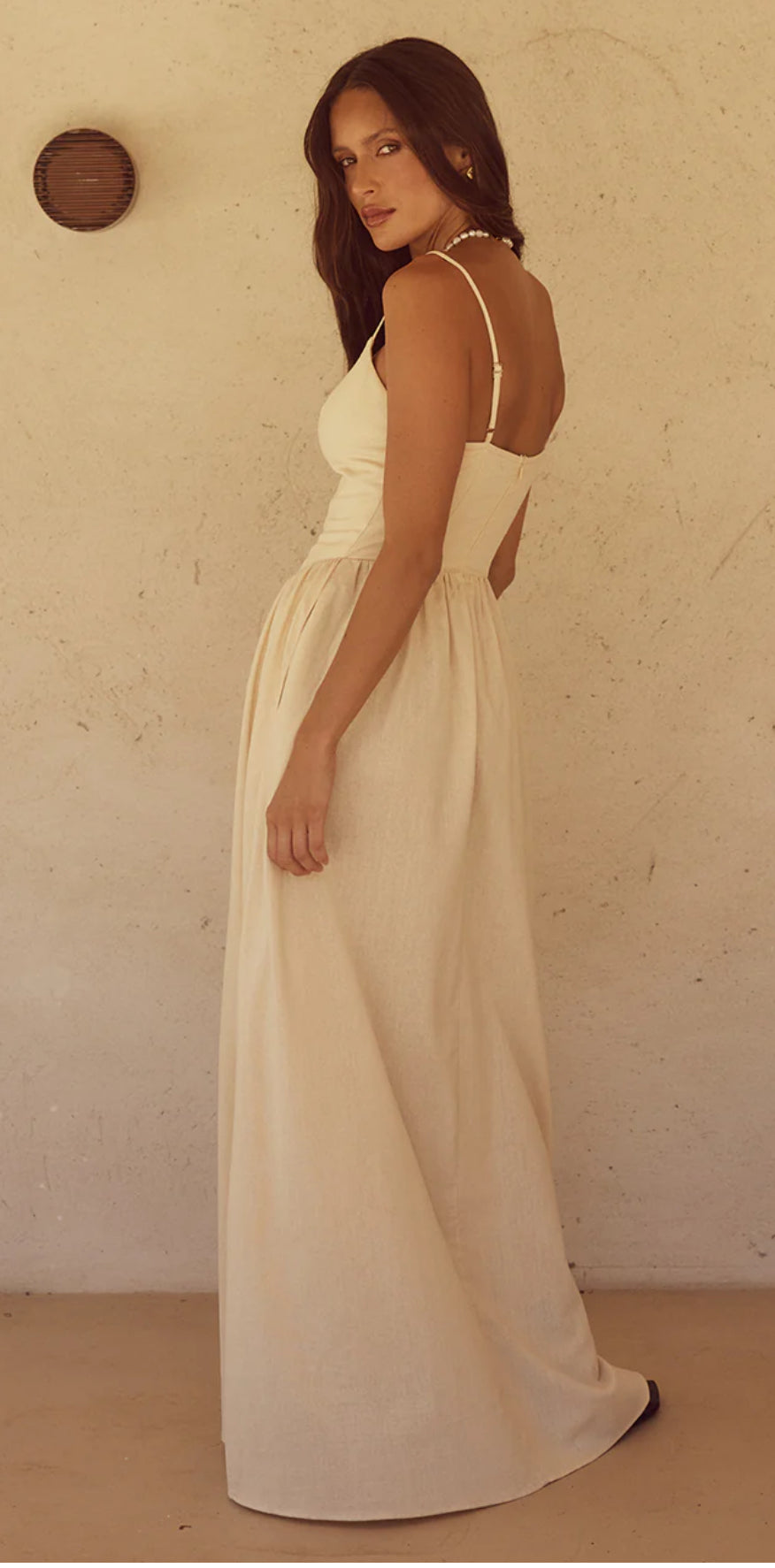‘Alexis’ dress natural
