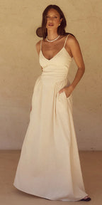 ‘Alexis’ dress natural