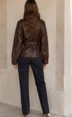 ‘Elenor’ choc jacket (pre order)