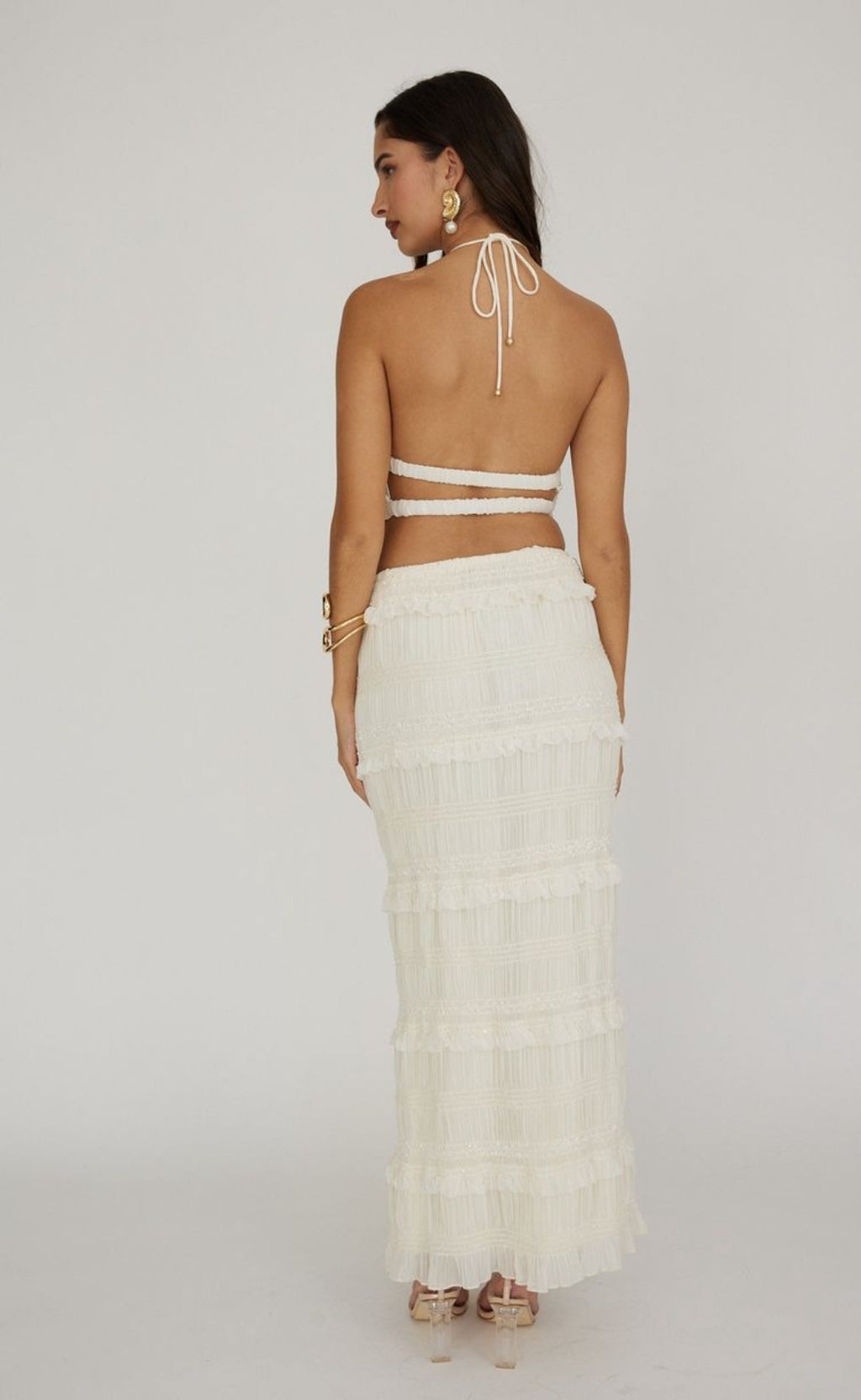 ‘Aaliyah’ set in cream