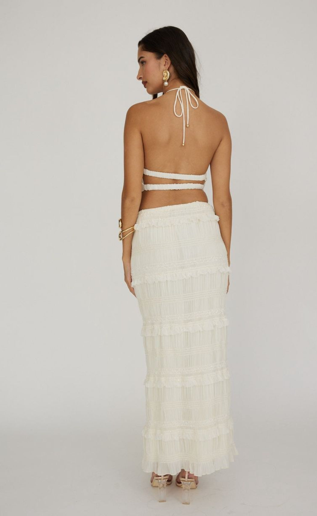 ‘Aaliyah’ set in cream