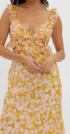‘Evie’ dress yellow