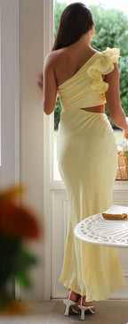 ‘Eloise’ dress in lemon