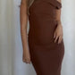 ‘Kenny’ dress chocolate