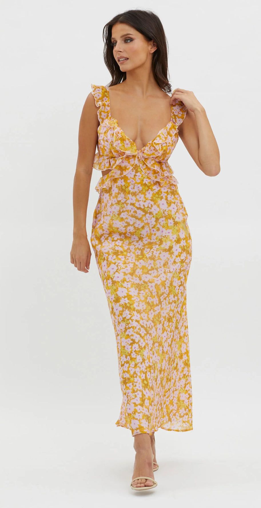 ‘Evie’ dress yellow