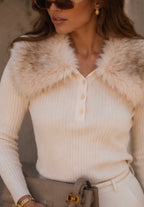 ‘Gabby’ fur top