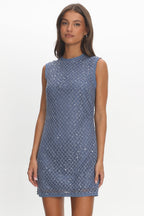 ‘Rochelle’ dress blue