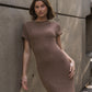 ‘Pippa’ brown maxi