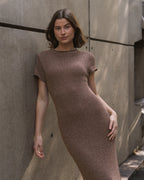 ‘Pippa’ brown maxi