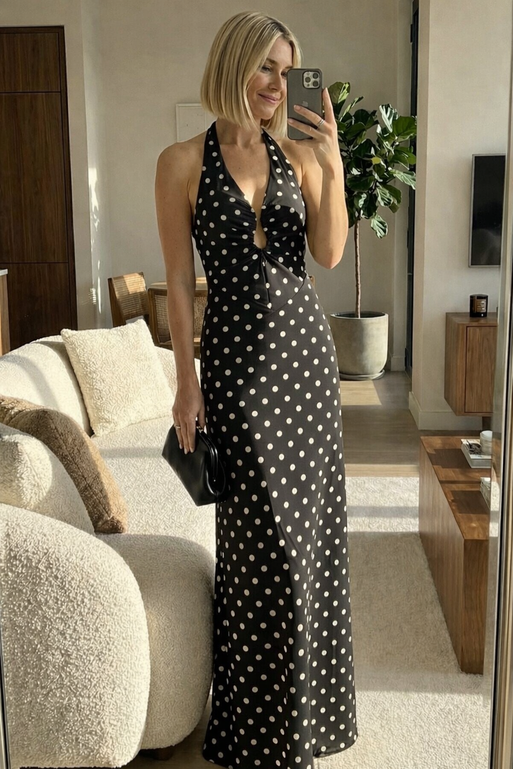 ‘Delilah’ choc dress