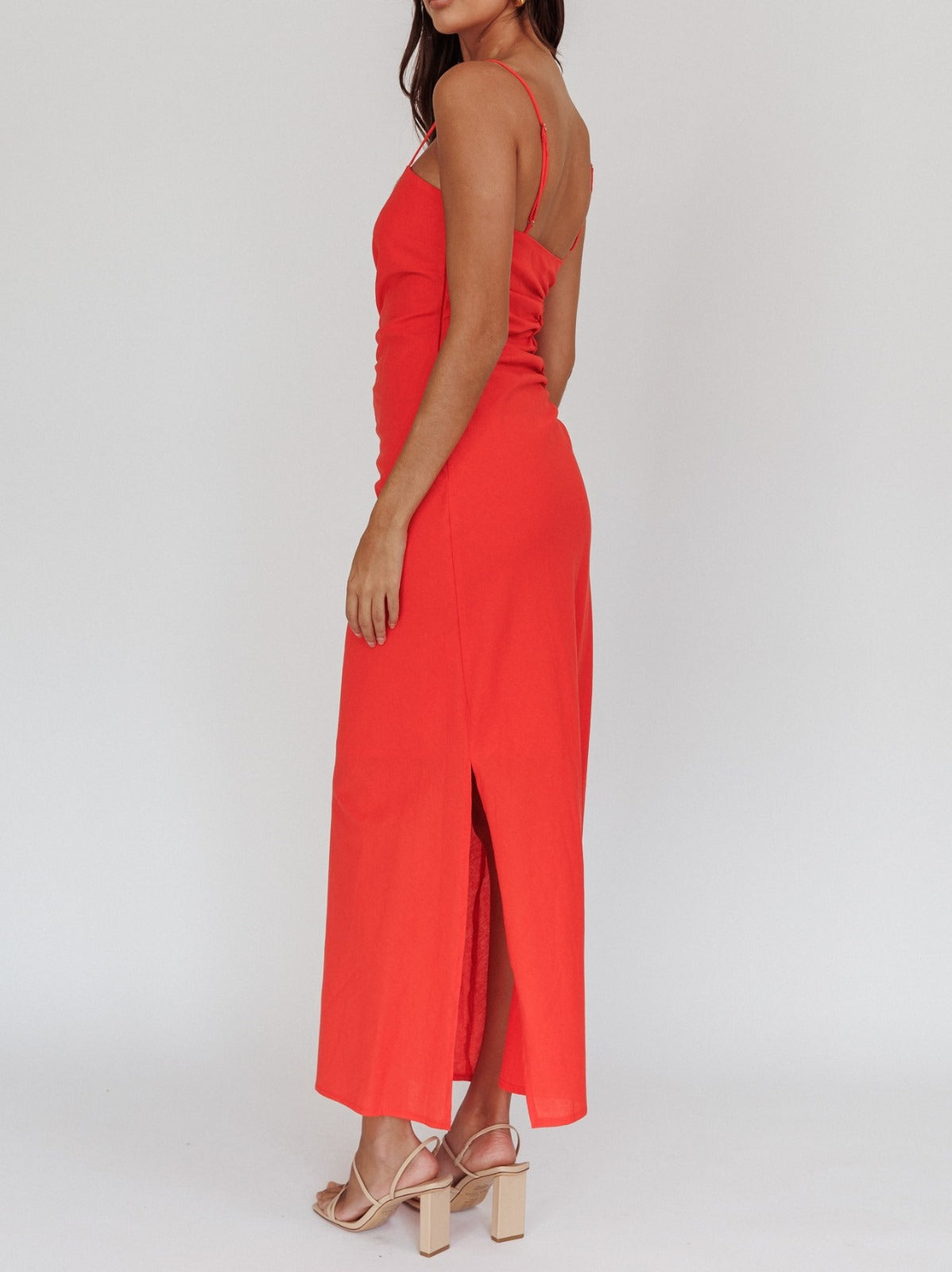 ‘Abigail’ dress coral