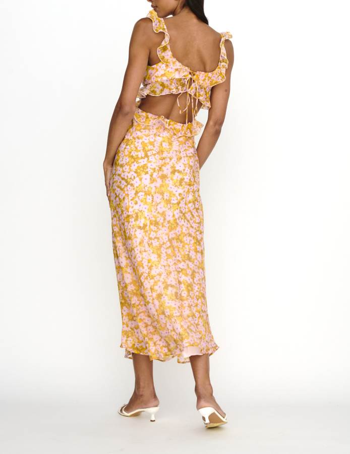 ‘Evie’ dress yellow