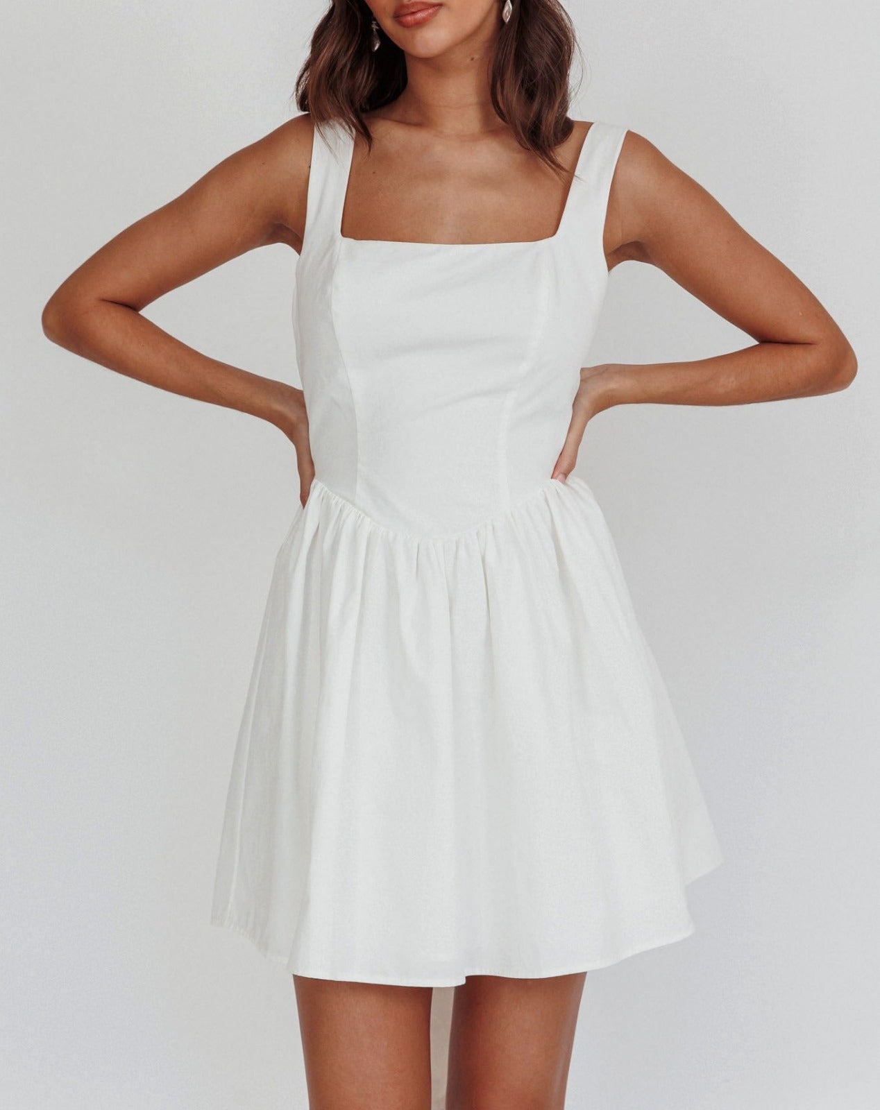 ‘Mariah’ dress white