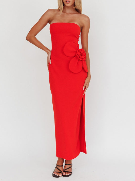 ‘Harlow’ dress red