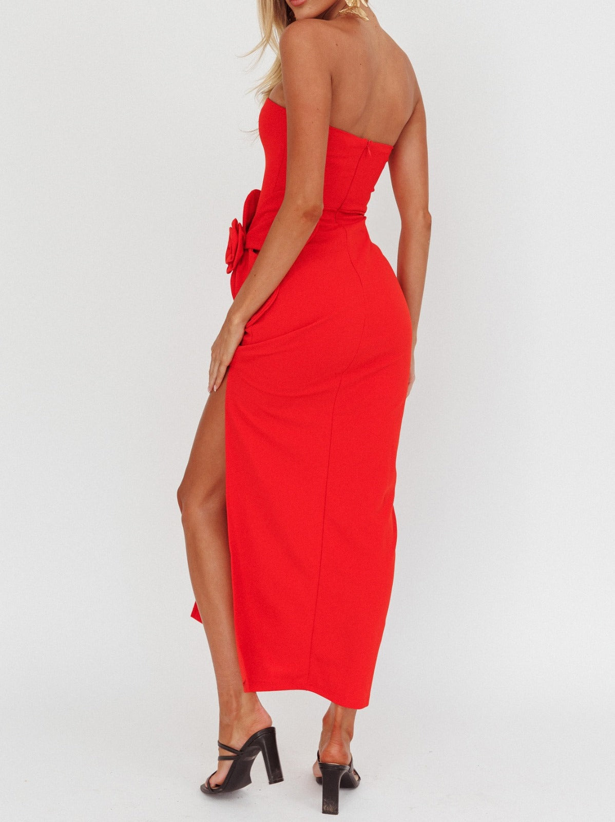 ‘Harlow’ dress red