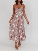 ‘Geneva’ dress brown