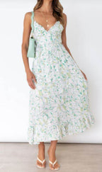 ‘GEORGIA’ dress in green