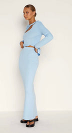 'DION' set in sky blue
