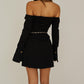 'BLAIR' mini dress in black